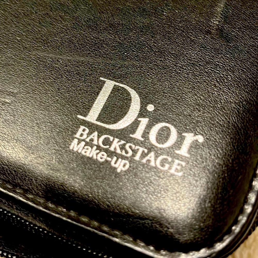 Dior Backstage Make-up Carrying Travel Case in black.